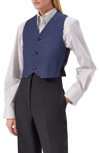 Шерстяной жилет BOTTEGA VENETA, арт. 834988/V5VQ0, фото 3