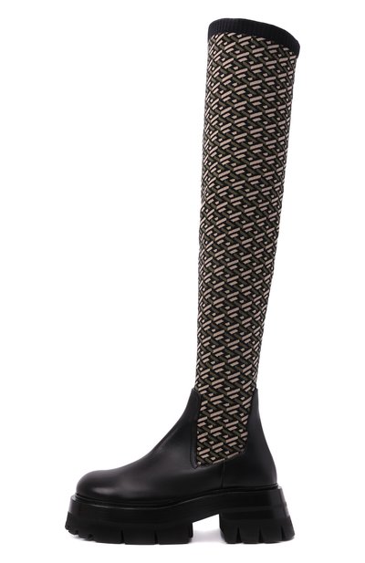 Комбинированные ботфорты VERSACE, арт. 1002055/1A01533, фото 3