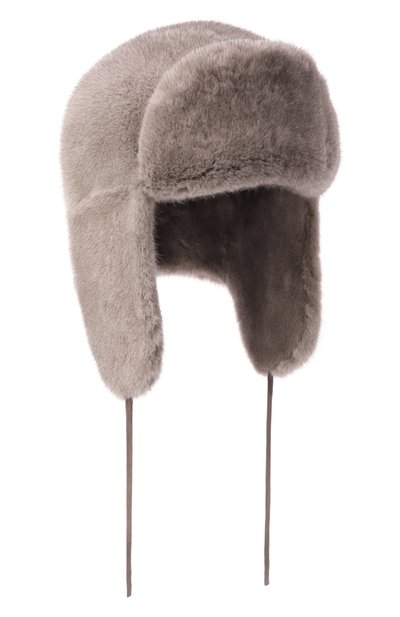 Мужская меховая шапка-ушанка френки из норки FURLAND, арт. 0217500110343600000