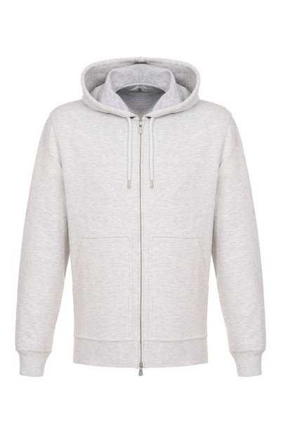 Мужской толстовка из хлопка и кашемира BRUNELLO CUCINELLI, арт. MM8319069G