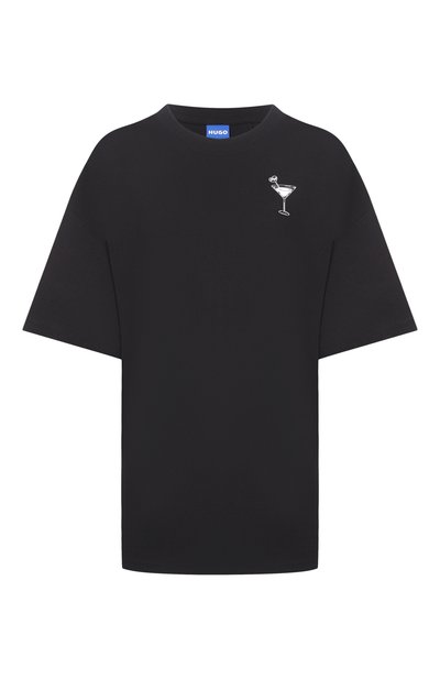 Женская хлопковая футболка HUGO BLUE, арт. 50560772