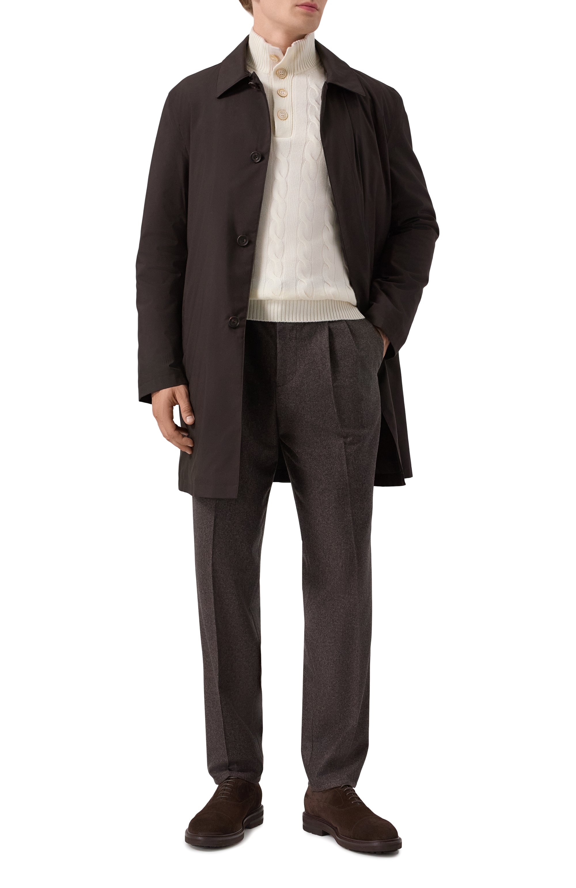 Шерстяные брюки BRUNELLO CUCINELLI, арт. M038PE1710, фото 2