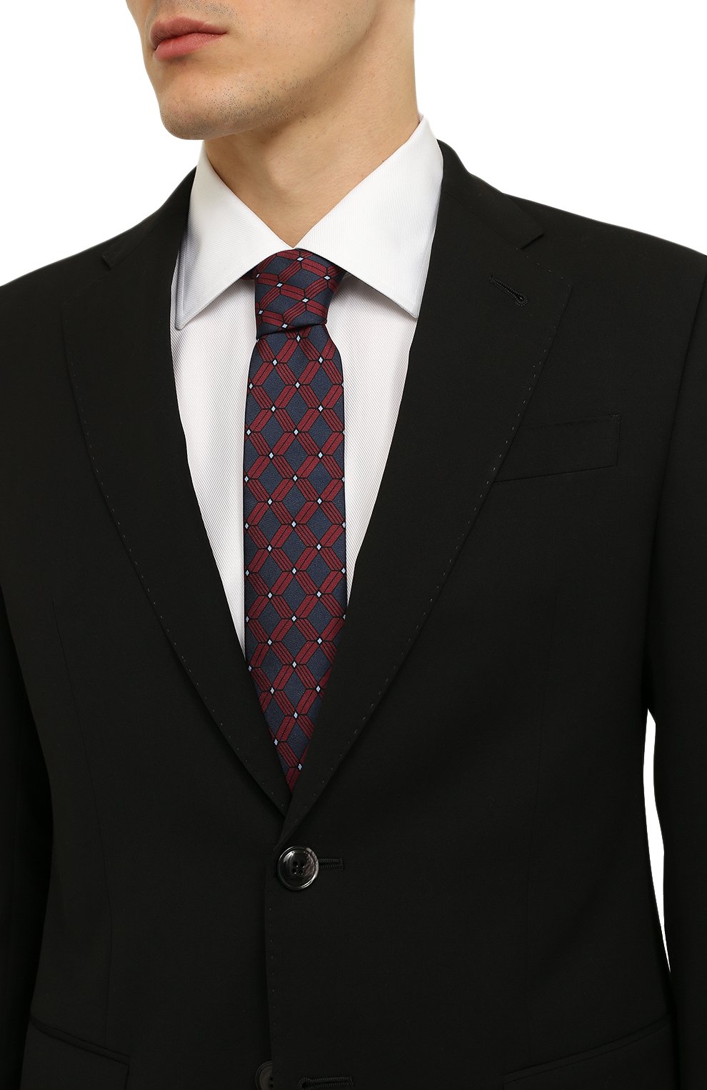 Шелковый галстук DOLCE & GABBANA, арт. GT149E/G0XCP, фото 2