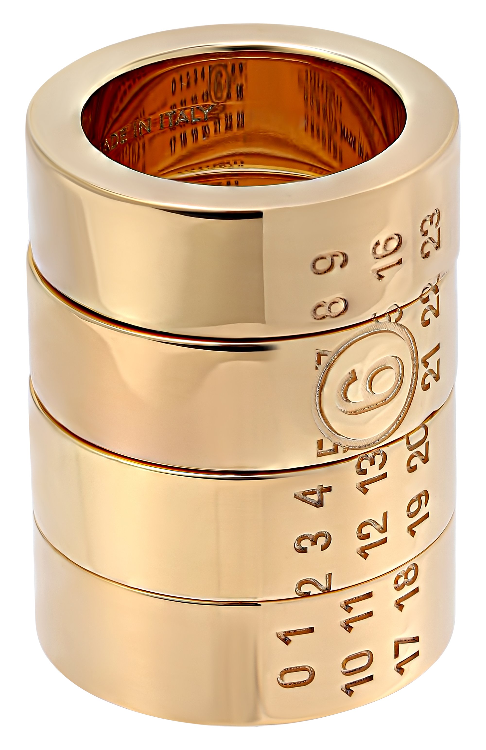 Комплект из четырех колец MM6, арт. SM7UQ0113 P8754/G0LD, фото 1