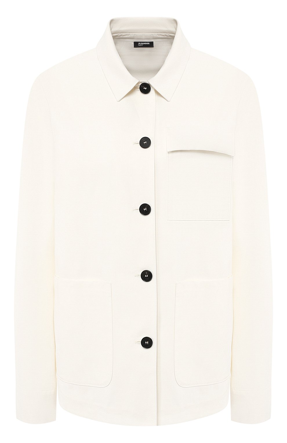 Хлопковый жакет JIL SANDER NAVY, арт. JNWM1505A/JM2430, фото 1