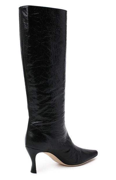 Кожаные сапоги stevie 42 BY FAR, арт. 20PFSVIDBLCRE, фото 4