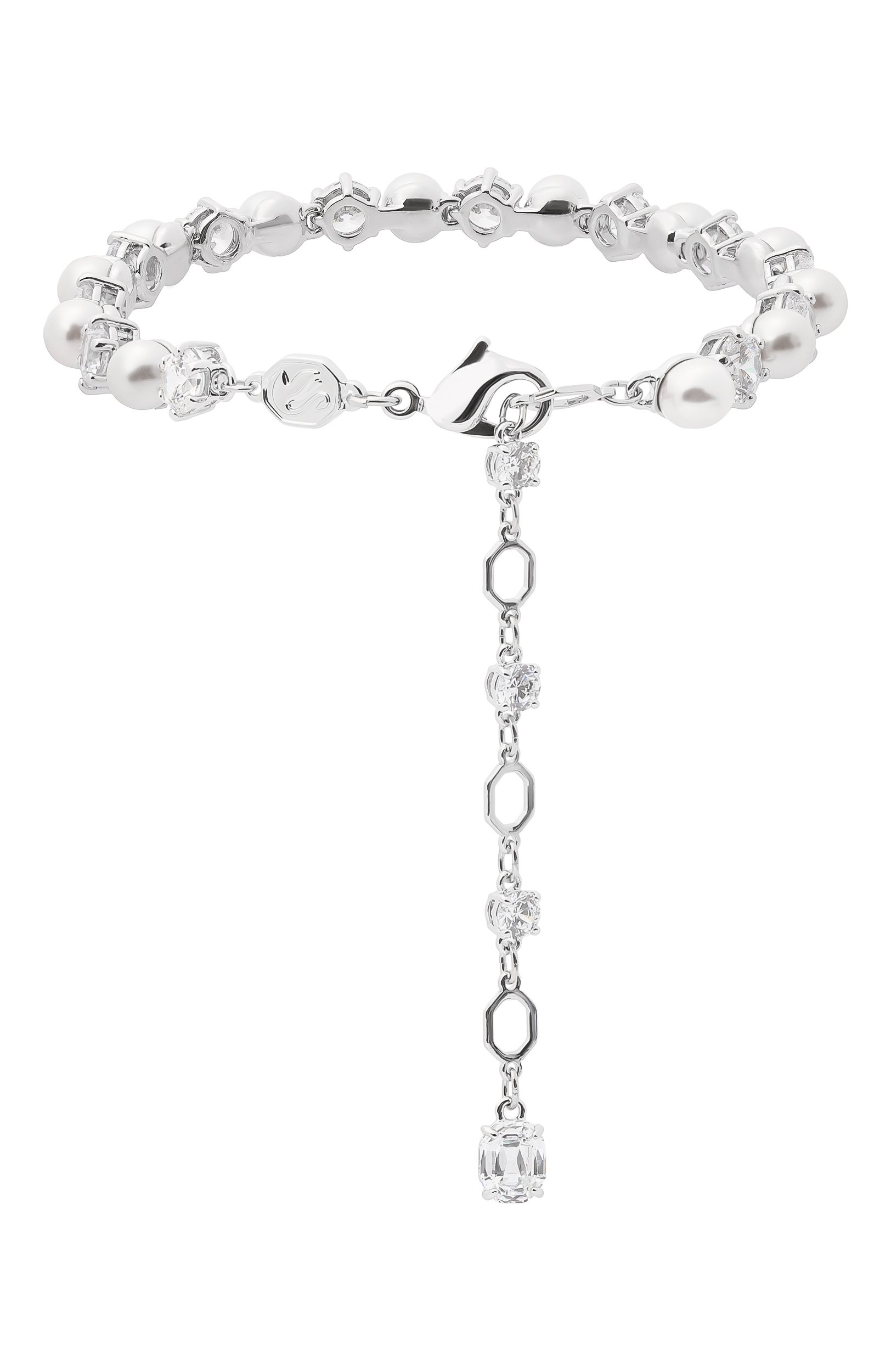 Браслет matrix tennis SWAROVSKI серебряного цвета по цене 38500 руб., арт. 5689625, фото 3 Браслет matrix tennis SWAROVSKI, арт. 5689625, фото 3