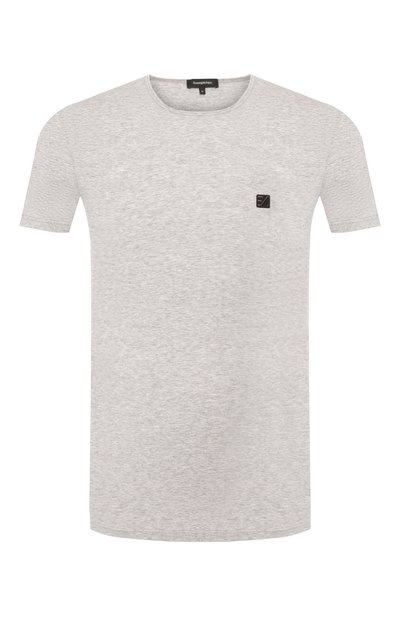 Мужская хлопковая футболка с круглым вырезом ZEGNA, арт. N2M200010