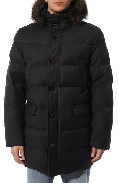 Пуховик barbieri-ll с отделкой из енота MOORER, арт. IREIBRA-LL_SET, фото 3
