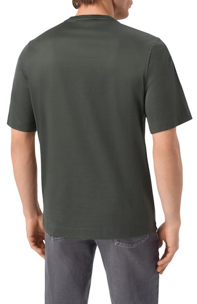 Хлопковая футболка ZILLI, арт. TSR02AM0100VDBZ00, фото 4