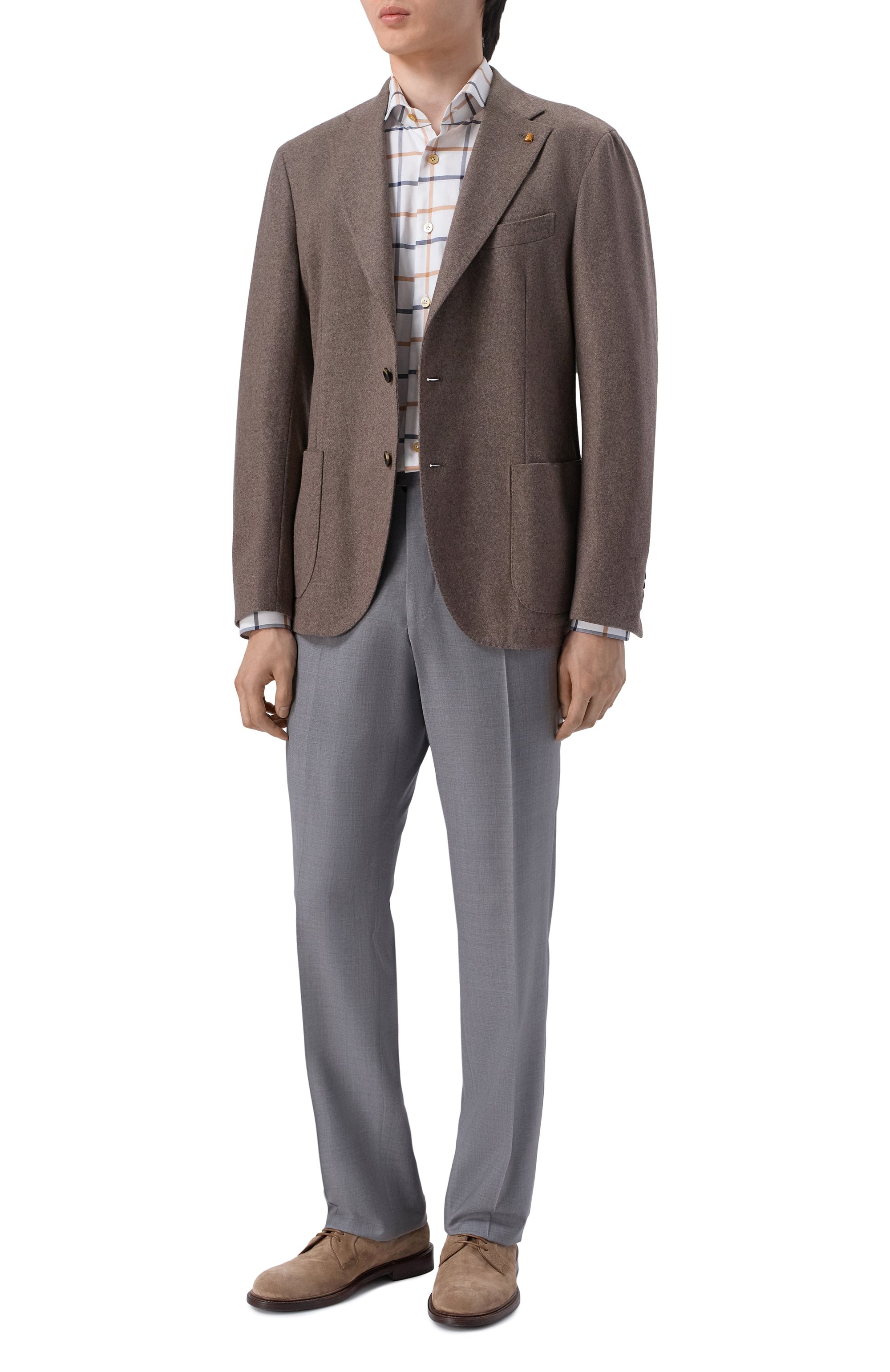 Хлопковая рубашка KITON белого цвета по цене 136500 руб., арт. UCCH09683, фото 2 Хлопковая рубашка KITON, арт. UCCH09683, фото 2