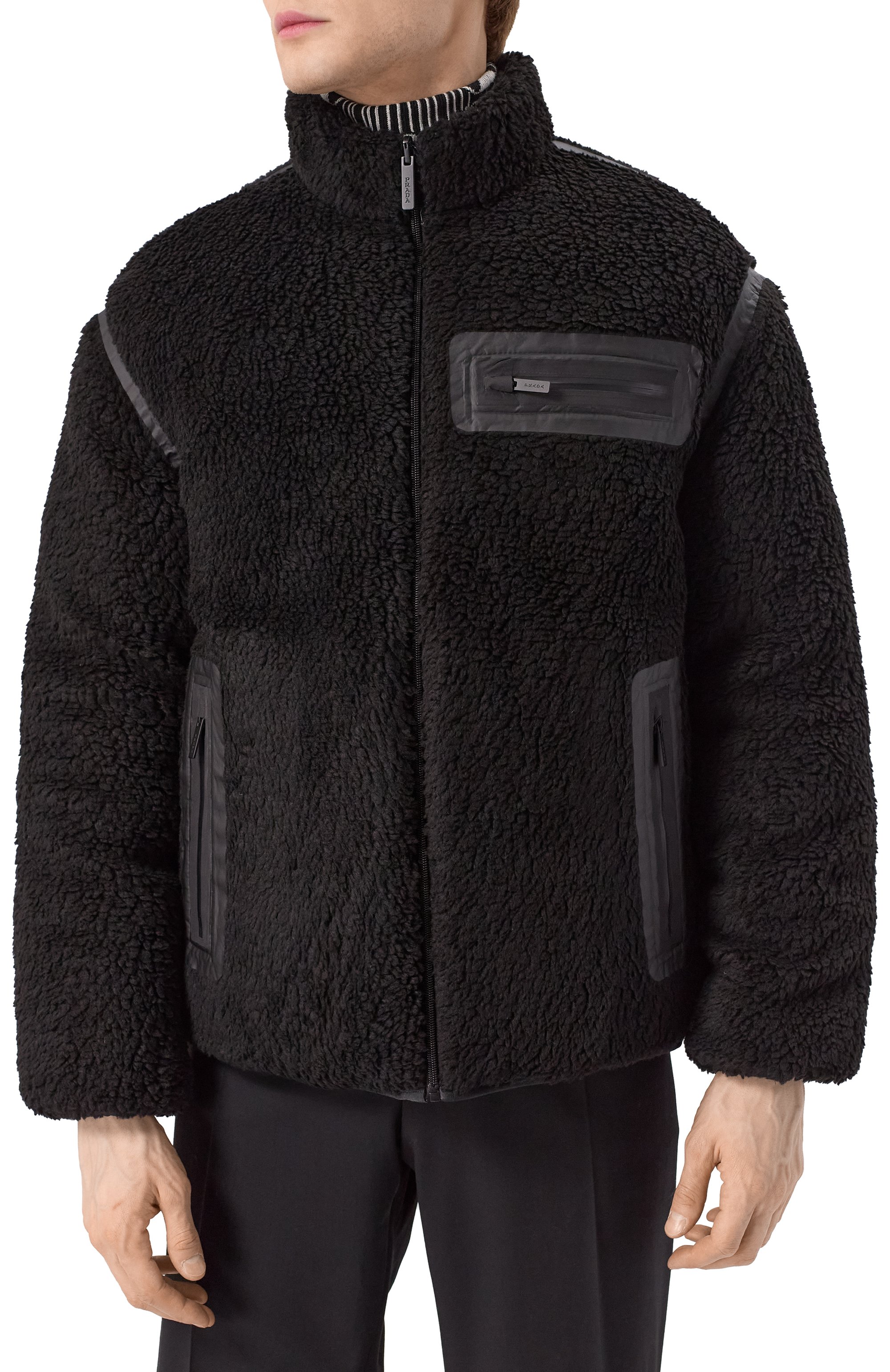 Двусторонний пуховик PRADA, арт. SGB878-1T2Y-F0K74-212, фото 8