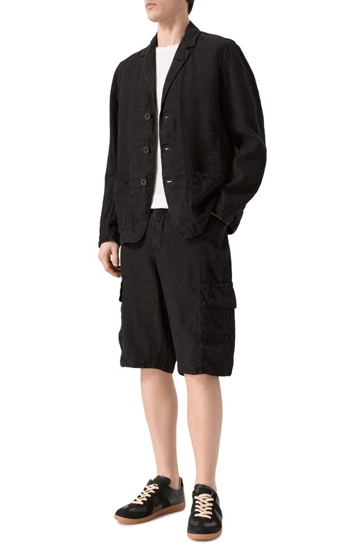 Льняные шорты Transit CFUTRCD132 Чёрный  CFUTRCD132 Фото 2