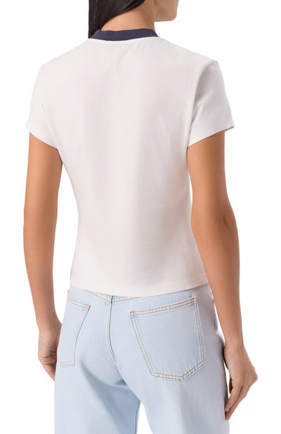 Хлопковая футболка OFF-WHITE, арт. 0WAA112F25JER001, фото 4