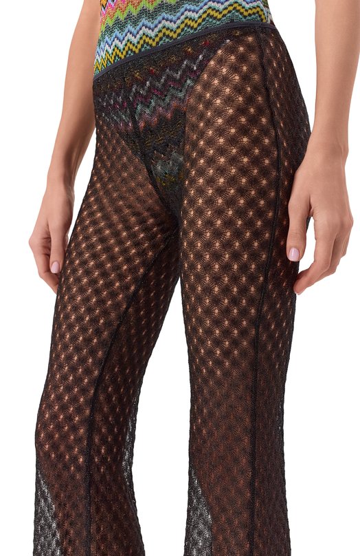 Брюки из вискозы Missoni MC25SI00/BR014R Чёрный  MC25SI00/BR014R Фото 5