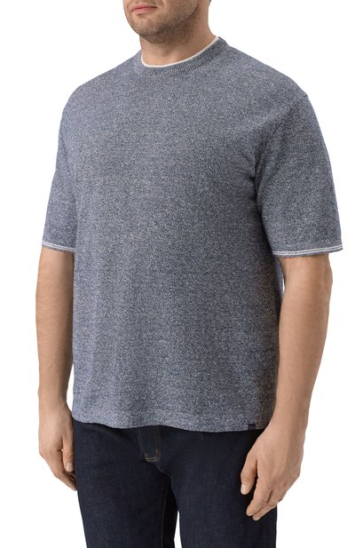 Джемпер изо льна и хлопка PAUL&SHARK, арт. 26411552_001, фото 3