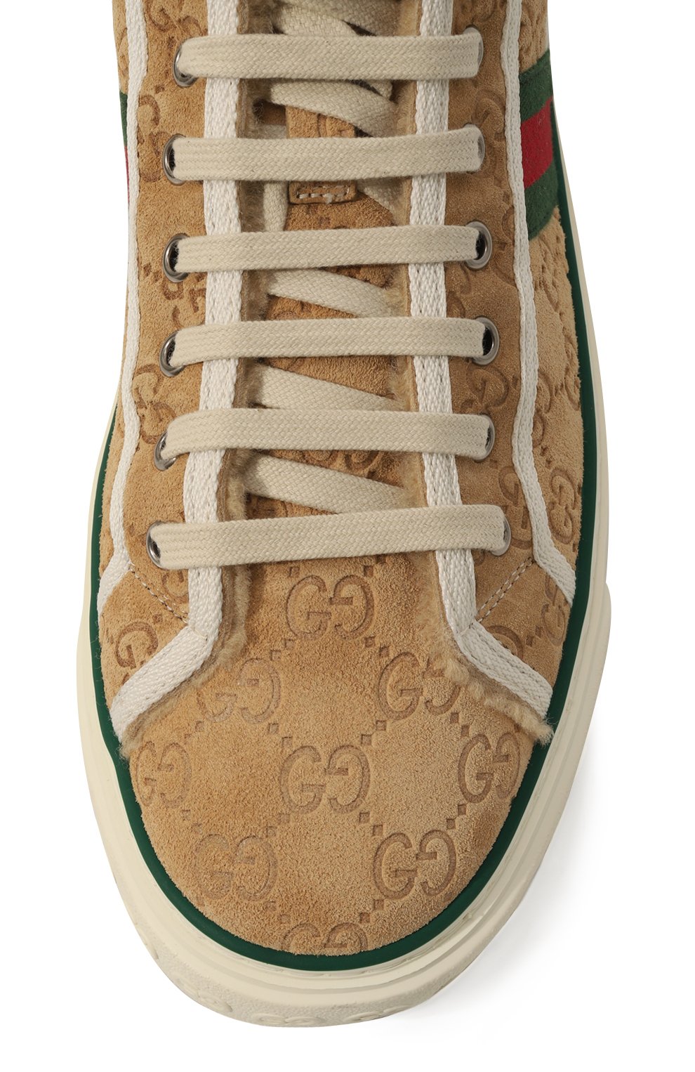 Замшевые кеды tennis 1977 GUCCI, арт. 649335 UJ510, фото 6