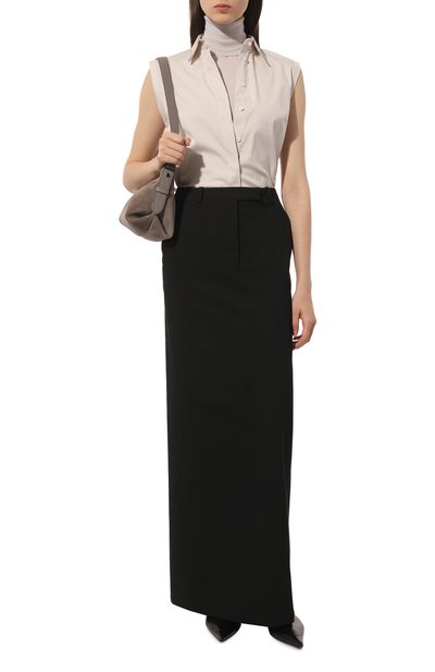 Хлопковая рубашка BRUNELLO CUCINELLI кремового цвета по цене 68800 руб., арт. M0091MA616, фото 2 Хлопковая рубашка BRUNELLO CUCINELLI, арт. M0091MA616, фото 2