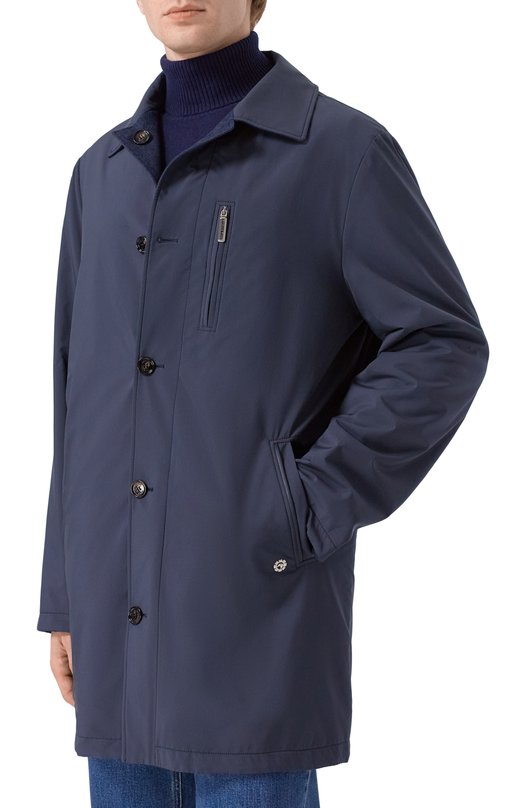 Двусторонний плащ Stefano Ricci MDJ5300200/PL001H Синий  MDJ5300200/PL001H Фото 3