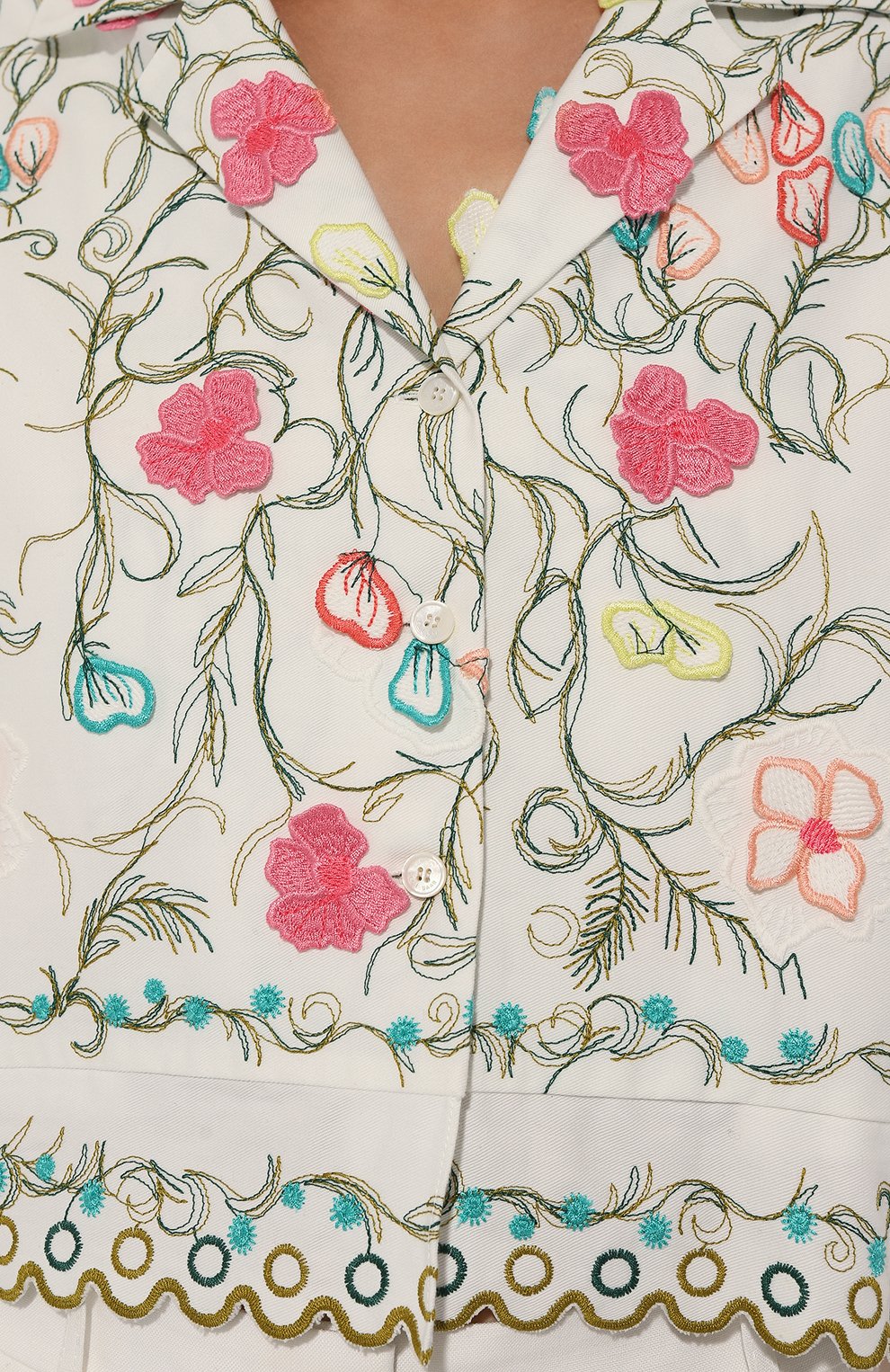 Хлопковый жакет ELIE SAAB, арт. J0017N, фото 5