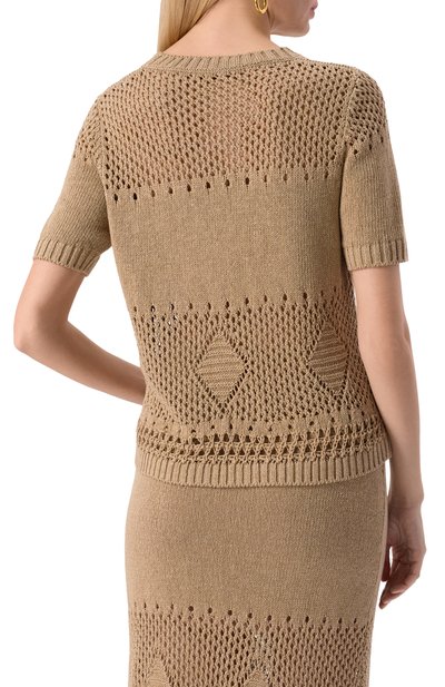 Пуловер из шелка и льна MVST, арт. 25E/X2P/0/A001/7660, фото 4