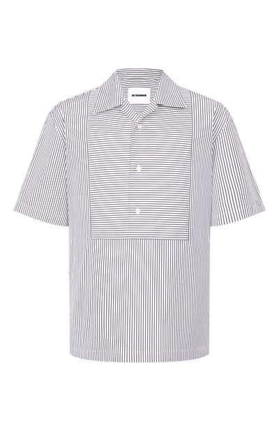 Мужская хлопковая рубашка JIL SANDER, арт. J22DL0341/J45327