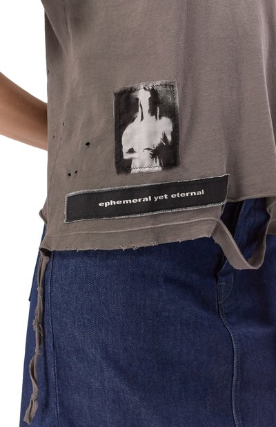 Хлопковая футболка ANN DEMEULEMEESTER, арт. B0013050/FA638, фото 5