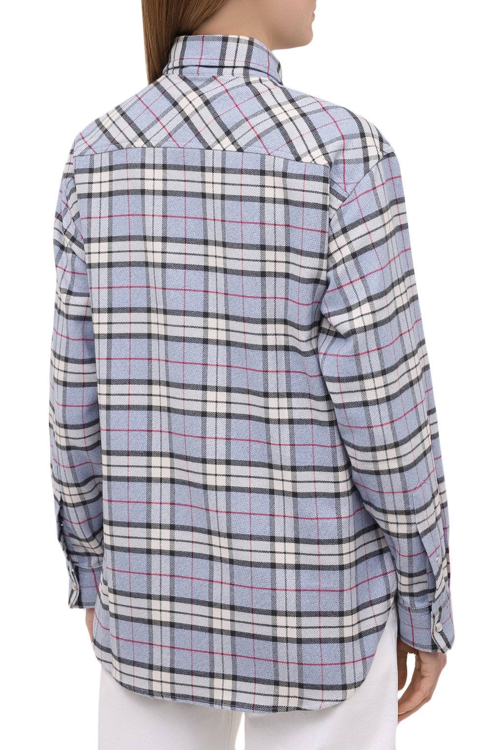 Хлопковая рубашка ISABEL MARANT ETOILE, арт. CH0738-21P024E/LAY0L, фото 4