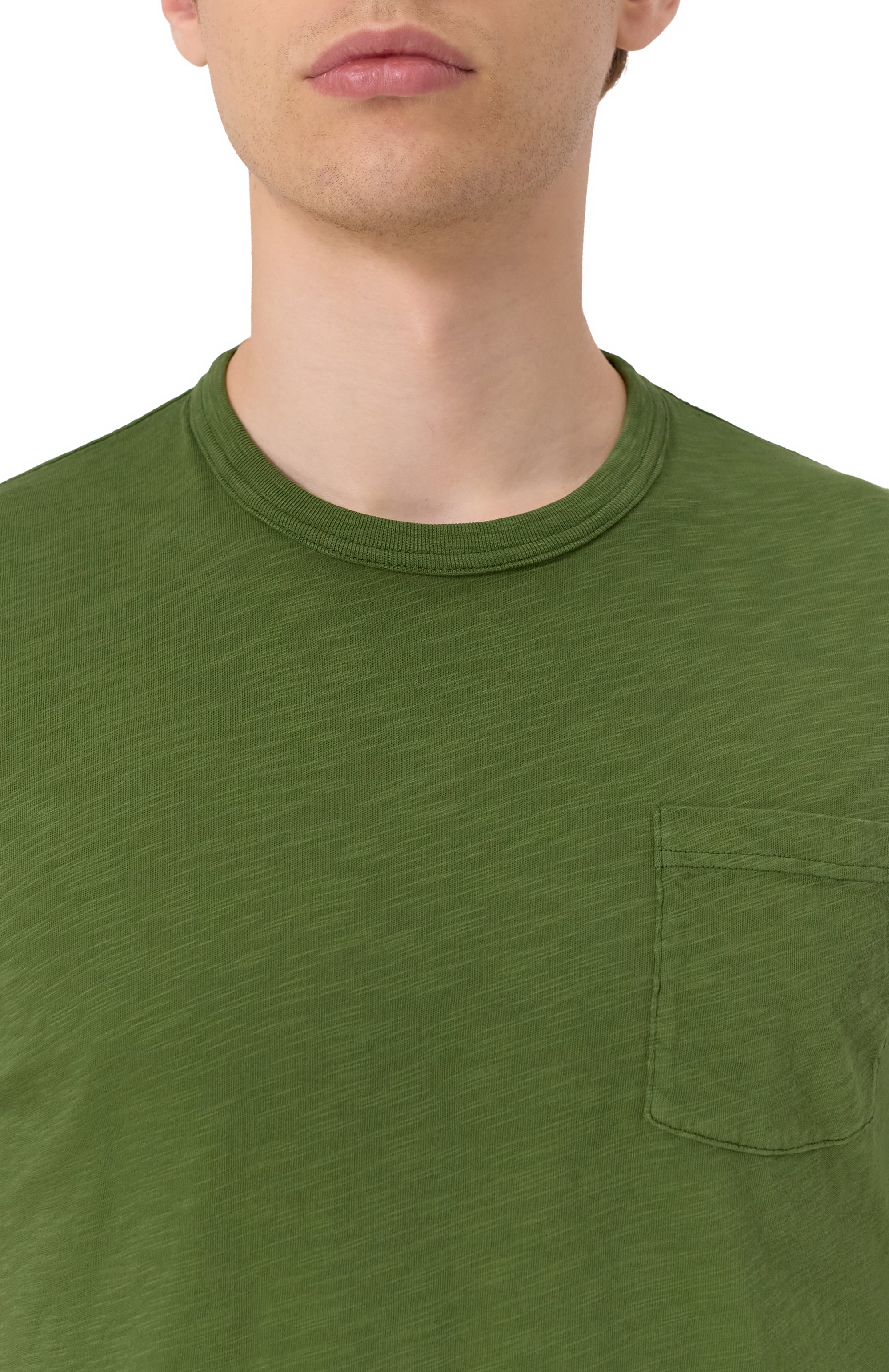 Хлопковая футболка MC2 SAINT BARTH зеленого цвета по цене 9575 руб., арт. STBM PRESIDENT/00019H, фото 5 Хлопковая футболка MC2 SAINT BARTH, арт. STBM PRESIDENT/00019H, фото 5