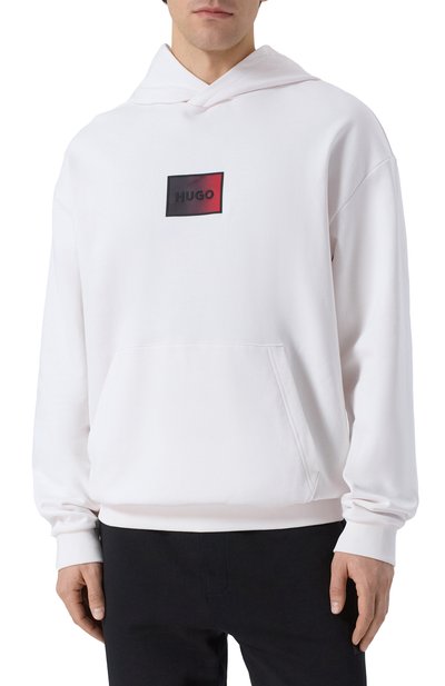 Хлопковое худи HUGO, арт. 50553145, фото 3
