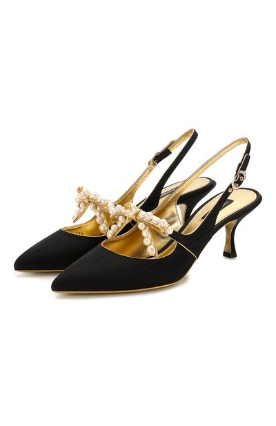 Текстильные туфли lori DOLCE & GABBANA, арт. CG0373/AJ696, фото 1