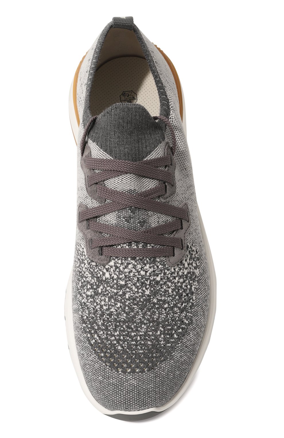 Текстильные кроссовки BRUNELLO CUCINELLI, арт. MZUKIB2051, фото 6