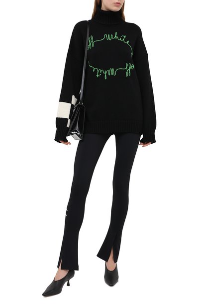 Свитер OFF-WHITE черного цвета по цене 75050 руб., арт. 0WHF008E20KNI0021055, фото 2 Свитер OFF-WHITE, арт. 0WHF008E20KNI0021055, фото 2