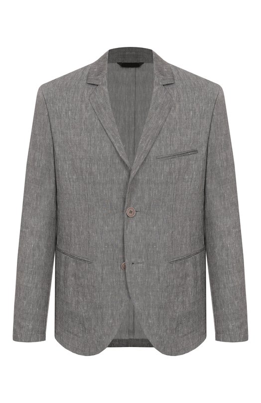 Пиджак изо льна и шерсти Giorgio Armani GM001564/TE14457 Серый GM001564/TE14457
