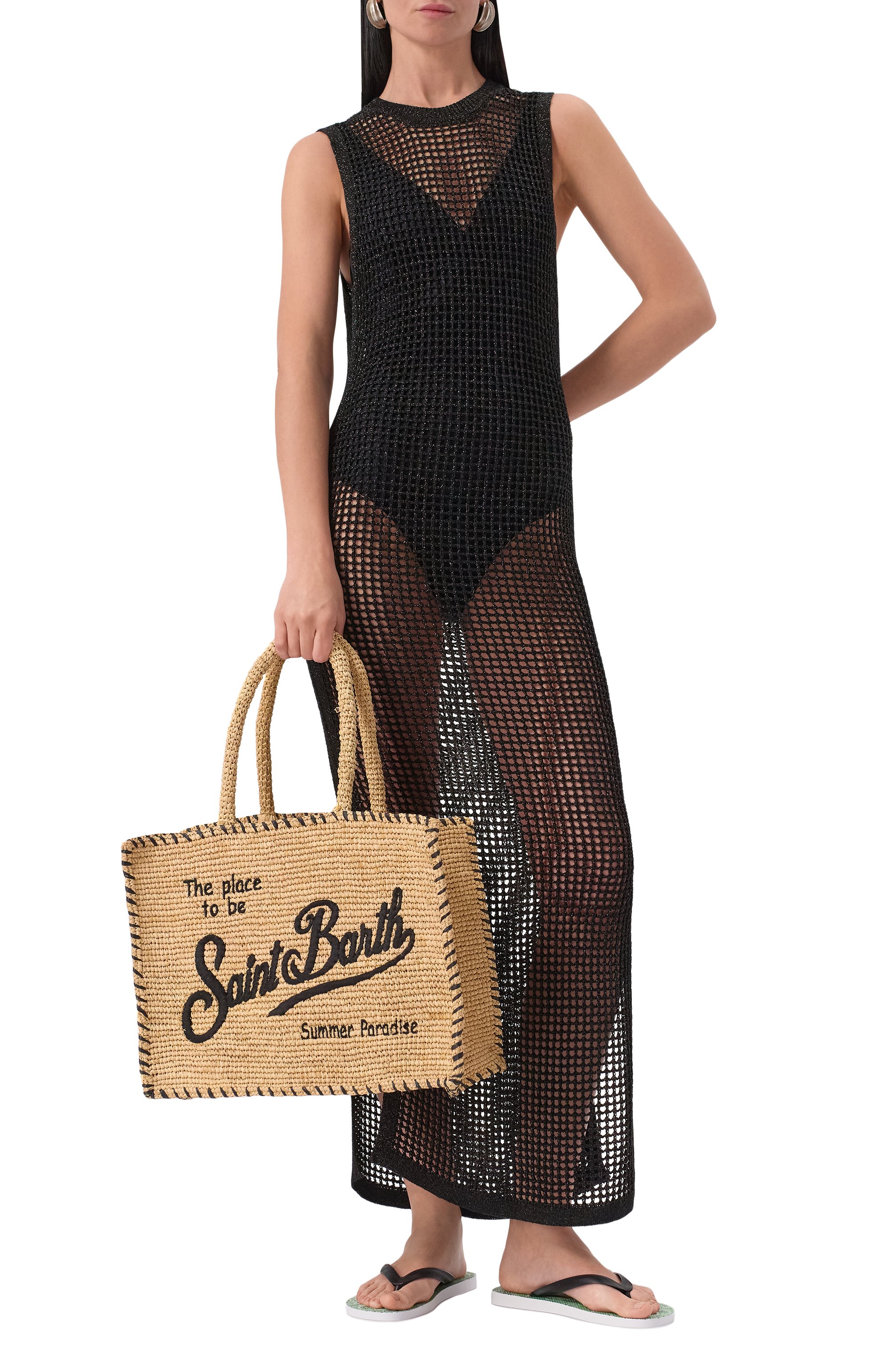 Сумка-тоут vanity raffia MC2 SAINT BARTH, арт. STBA VANITY RAFFIA/01113H, фото 7