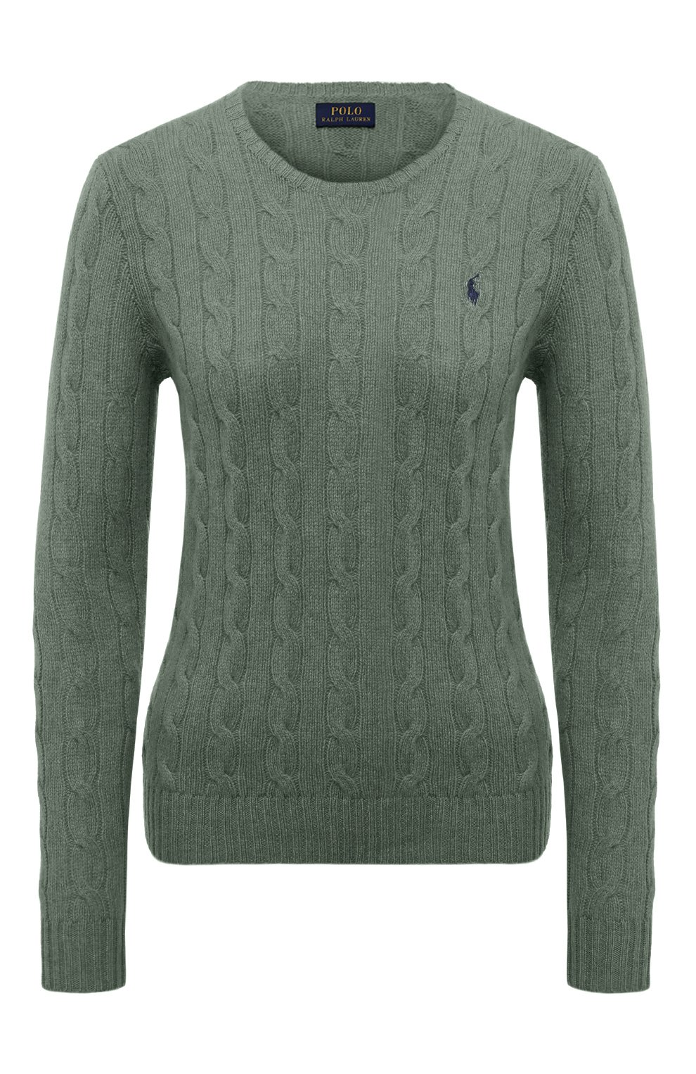 Шерстяной пуловер POLO RALPH LAUREN зеленого цвета по цене 21800 руб., арт. 211525764, фото 1 Шерстяной пуловер POLO RALPH LAUREN, арт. 211525764, фото 1