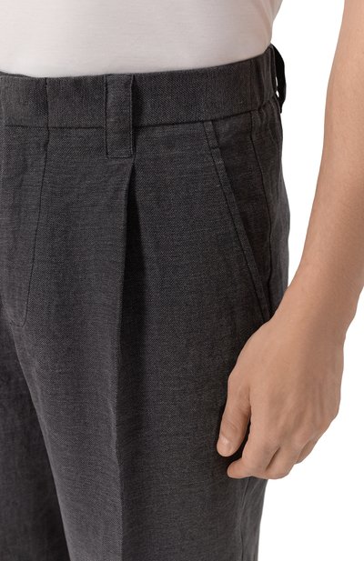 Льняные брюки GIORGIO ARMANI, арт. GM001741/TE15998, фото 5