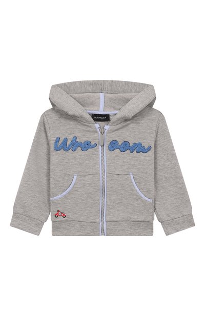 Хлопковая толстовка MONNALISA, арт. 28F802