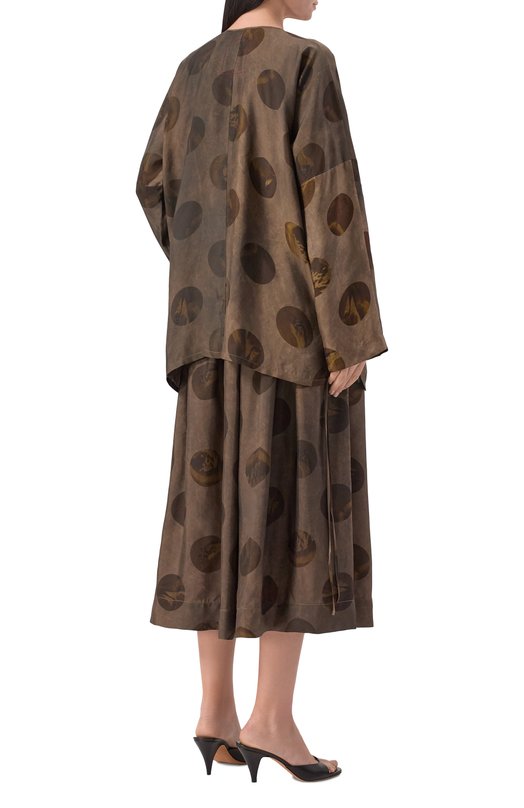 Блузка Uma Wang W1 M UP1012 Коричневый  W1 M UP1012 Фото 4