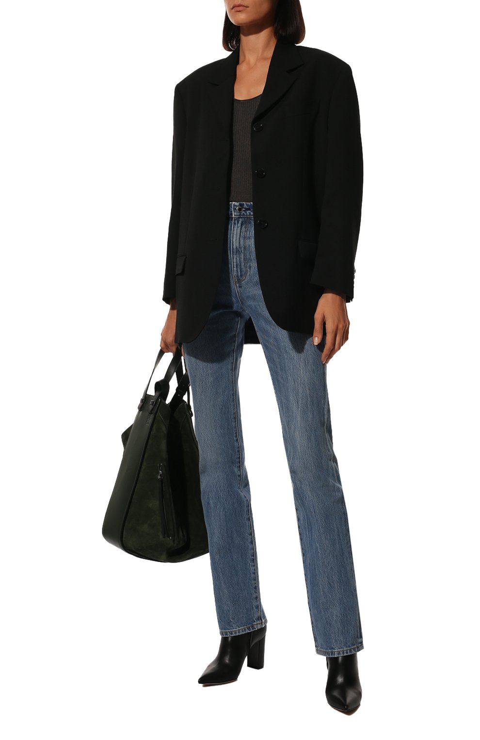 Кожаные ботильоны piper 85 GIANVITO ROSSI черного цвета по цене 120000 руб., арт. G70399.85RIC.VGINER0, фото 2 Кожаные ботильоны piper 85 GIANVITO ROSSI, арт. G70399.85RIC.VGINER0, фото 2