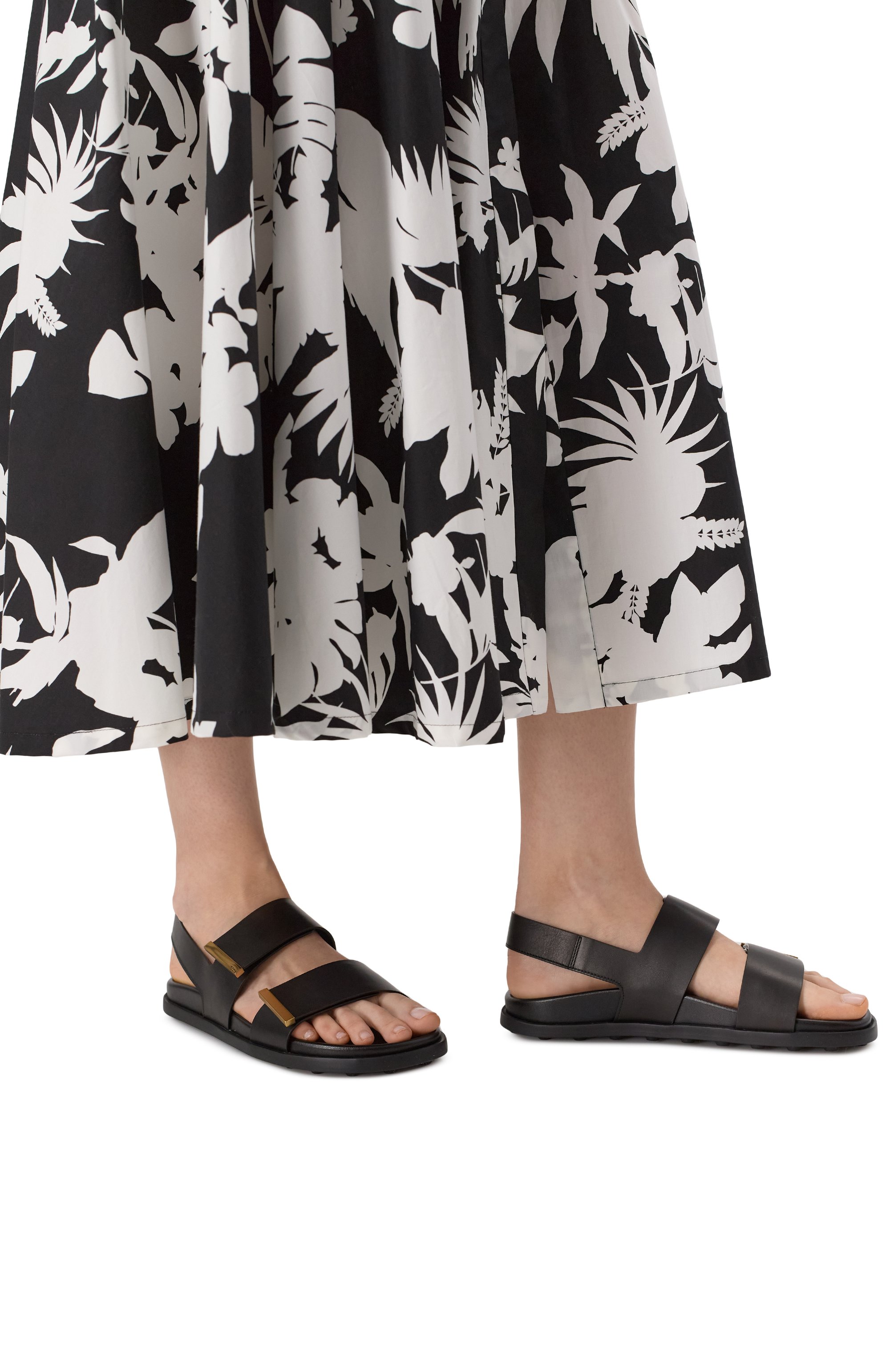 Кожаные сандалии TOD’S, арт. XXW68K0JE60N6M, фото 3