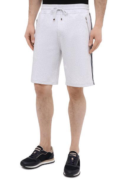 Хлопковые шорты BRUNELLO CUCINELLI, арт. M0T353277G, фото 3