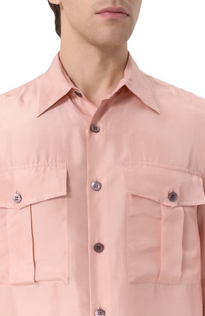 Шелковая рубашка DRIES VAN NOTEN, арт. 251-020706-1198, фото 5