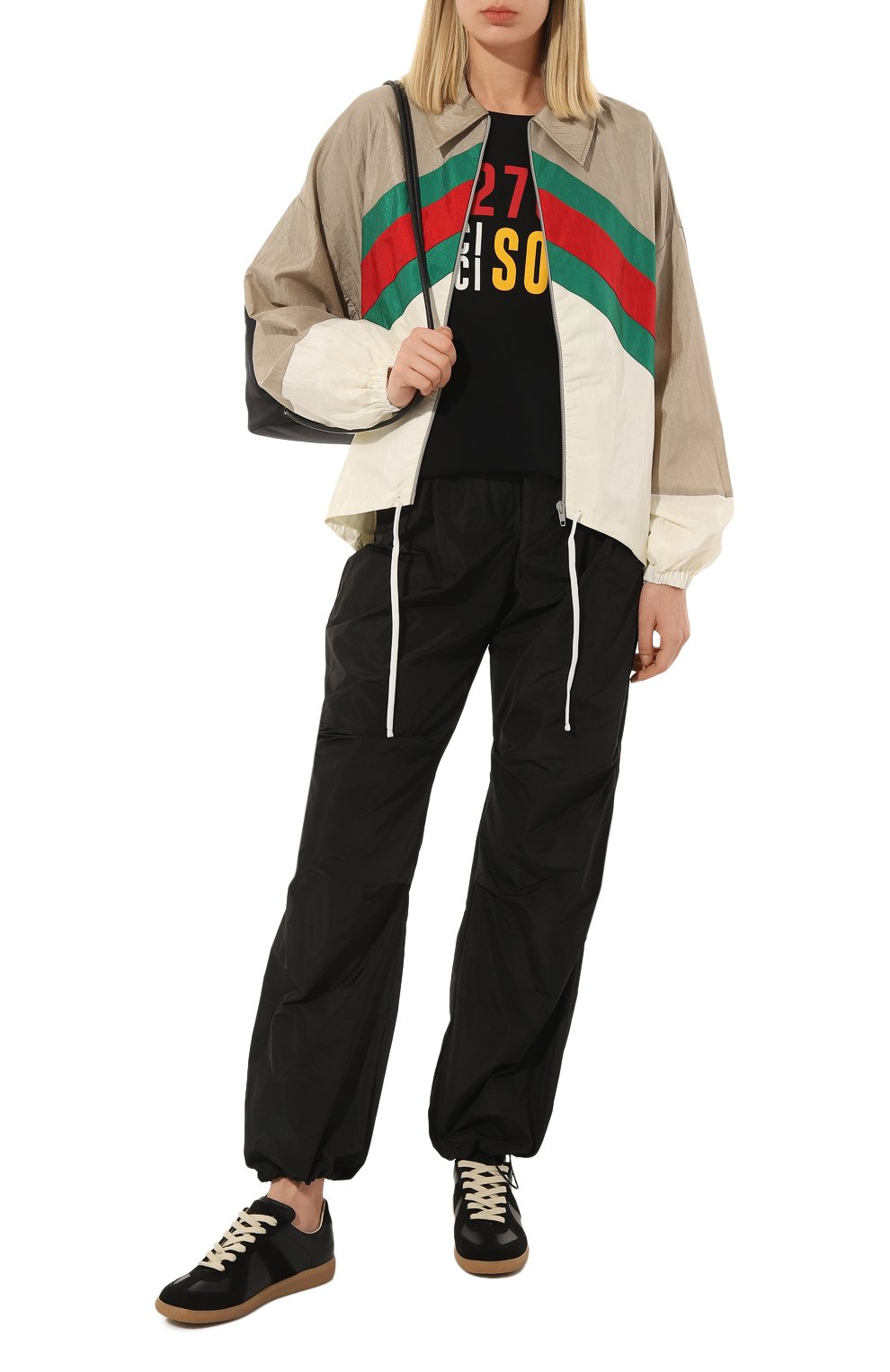 Хлопковая футболка GUCCI, арт. 615044 XJDXA, фото 2