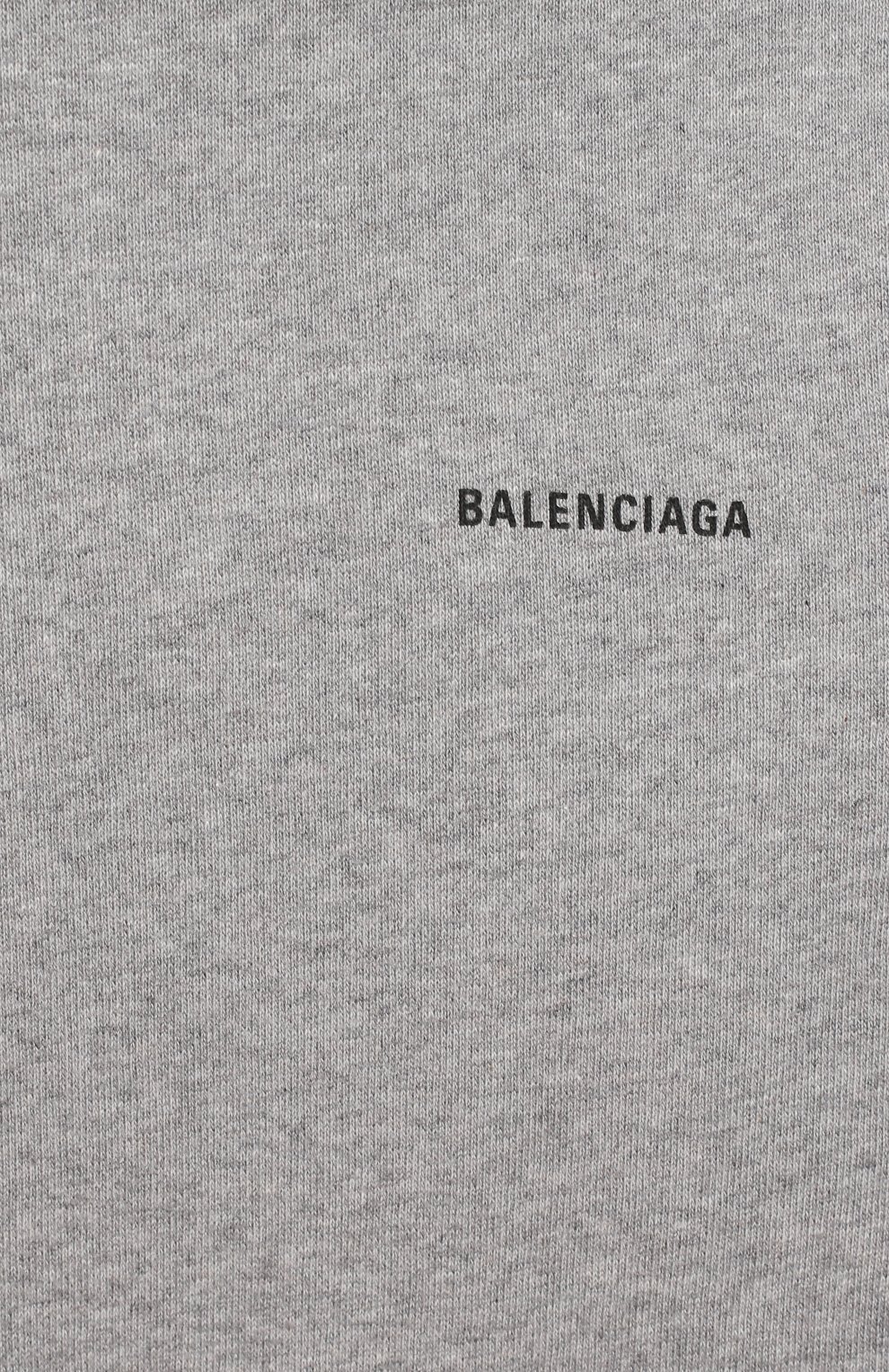 Хлопковое худи BALENCIAGA, арт. 558143/TFV19, фото 3