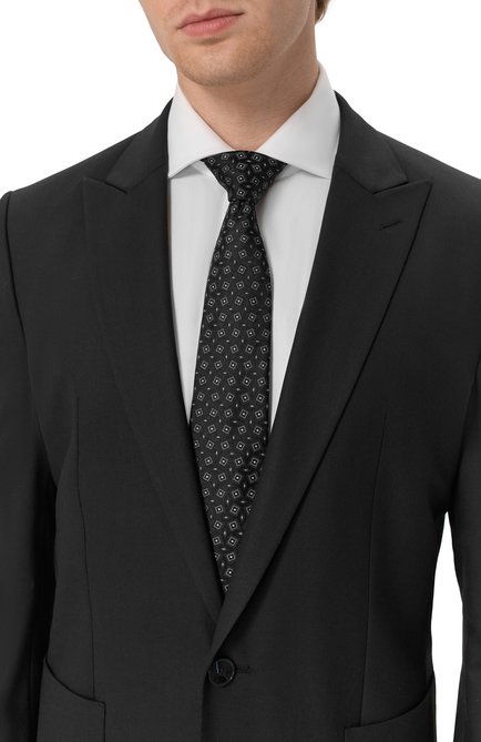 Мужской шелковый галстук GIORGIO ARMANI, арт. GM000800/TE16587