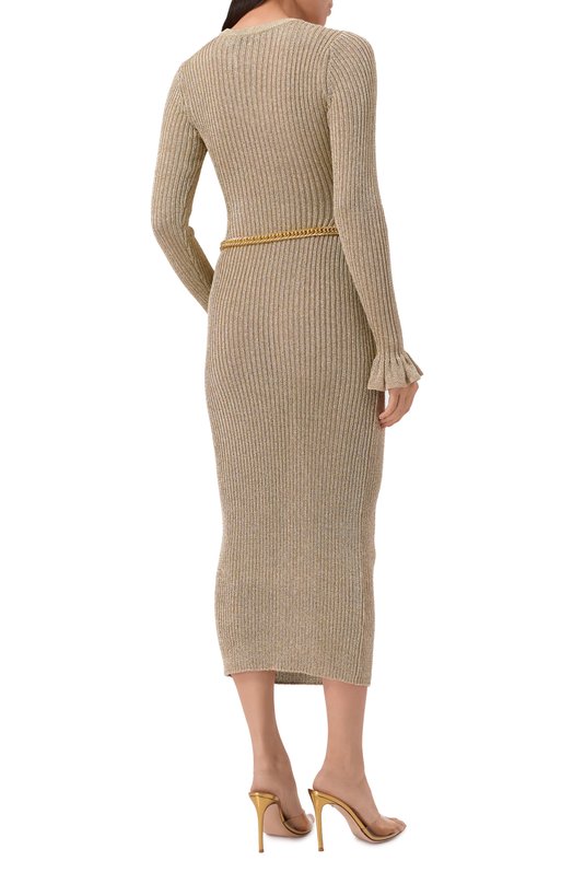 Платье из вискозы self-portrait SC25011MGD Золотой  SC25011MGD Фото 3