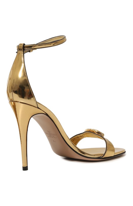 Кожаные босоножки VLogo Valentino 5W2S0JJ7/FIP Золотой  5W2S0JJ7/FIP Фото 5