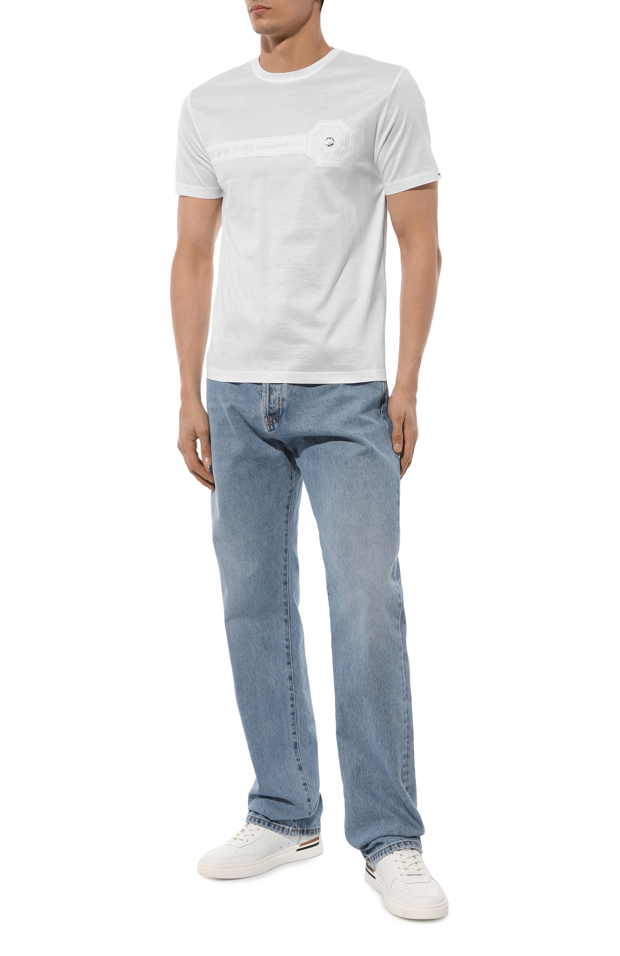 Хлопковая футболка STEFANO RICCI, арт. MNH4102990/TE0001, фото 2