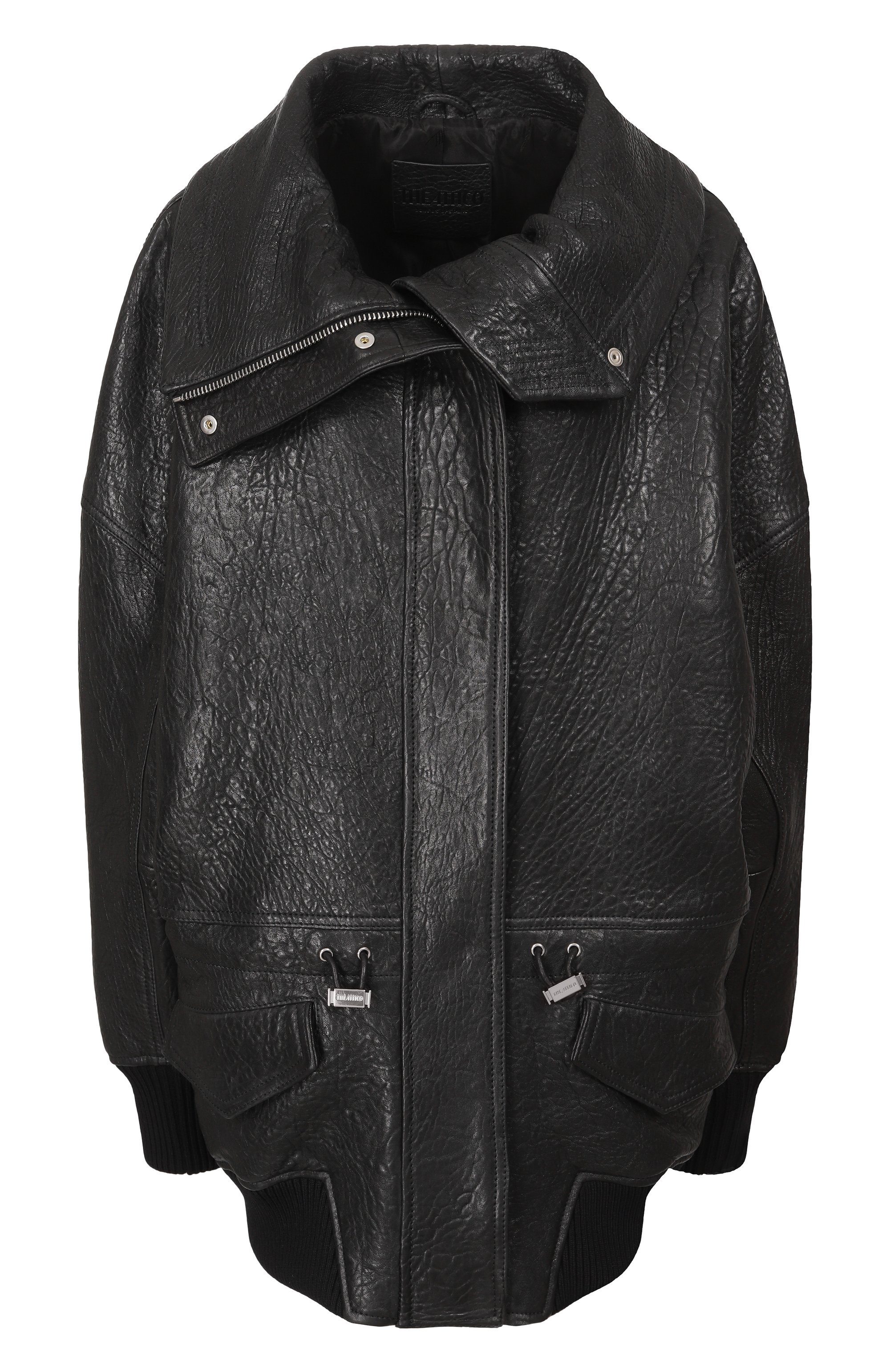 Кожаный бомбер THE ATTICO, арт. 250WCB00072/LBT122AA, фото 1